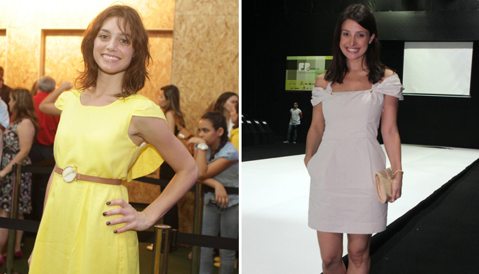 Juliana Silveira curte desfile no Jockey Club carioca