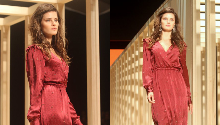 Isabeli Fontana arrasa na passarela no Fashion Business