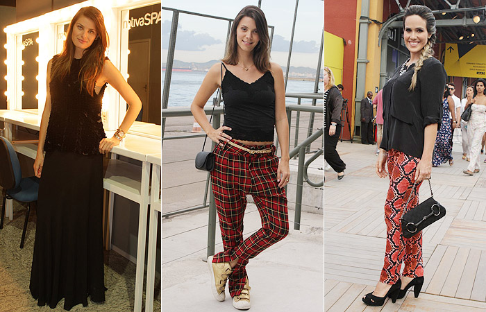 Famosas no Fashion Rio