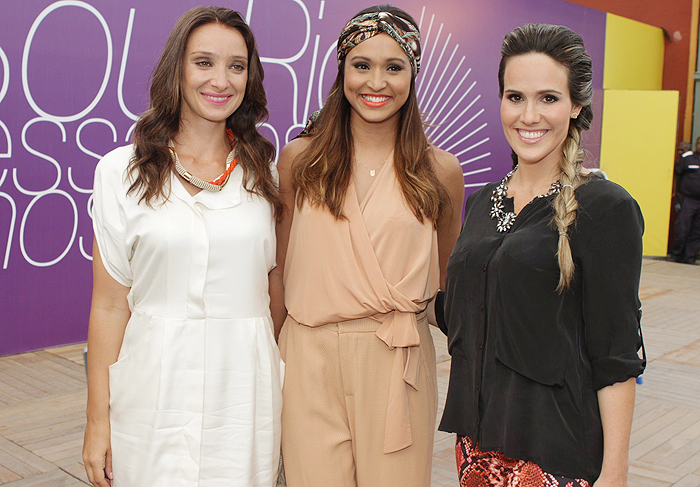 Sabrina Parlatore, Thaíssa Carvalho e Fernanda Pontes