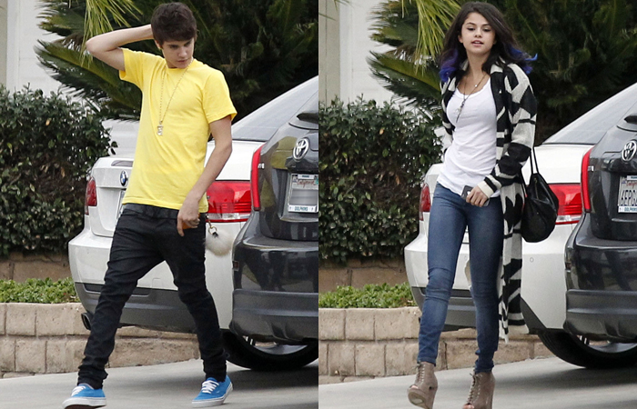 Justin Bieber e Selena Gomez mudam a cor dos cabelos