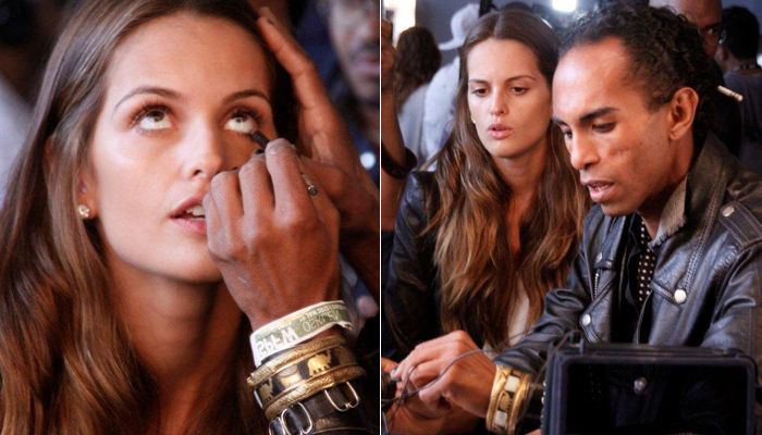 spfw izabel goulart é fotografada no backstage ofuxico