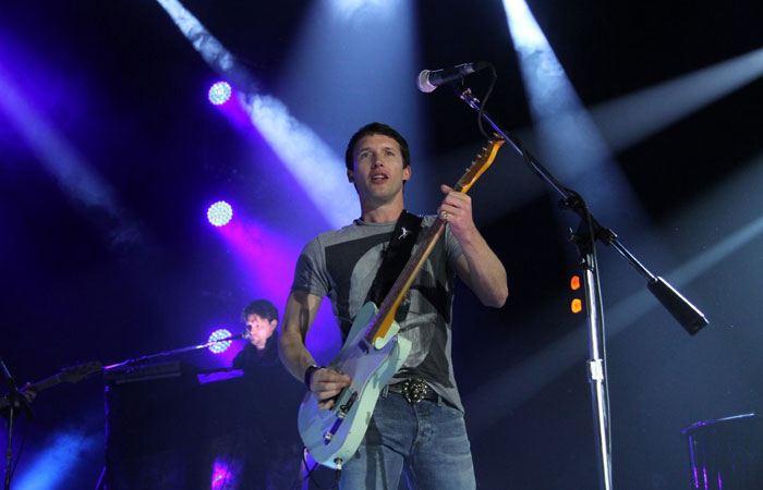 James Blunt faz show no Rio de Janeiro - O Fuxico