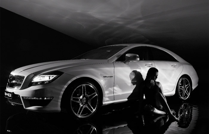 Luiza Brunet e Fernanda Paes Leme posam para a Mercedes-Benz