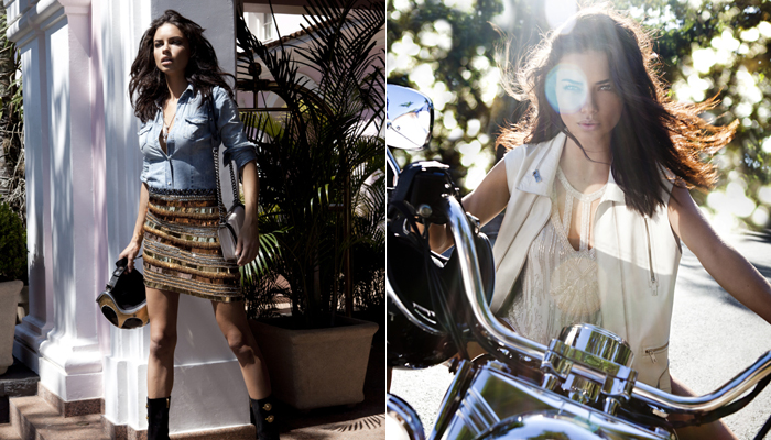 Adriana Lima é a capa da Revista Vogue de fevereiro