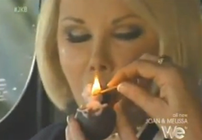 Atriz fuma maconha em reality show dos Estados Unidos