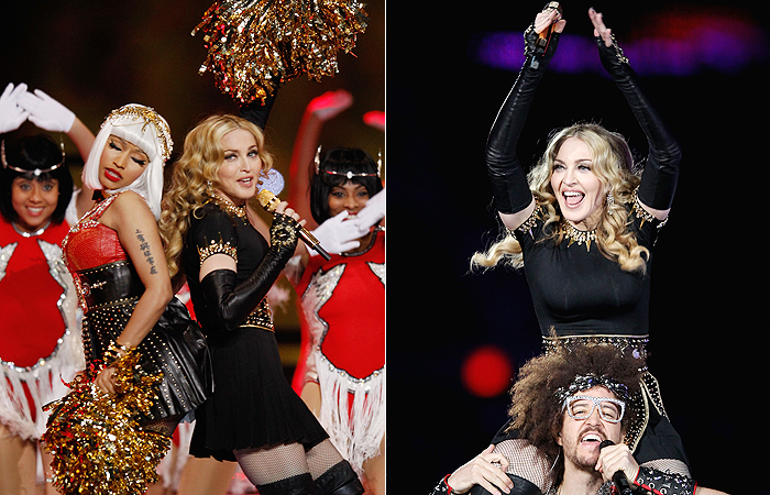 Madonna arrasa em show no Super Bowl