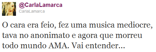 Carla Lamarca chama Wando de feio e tem música medíocre