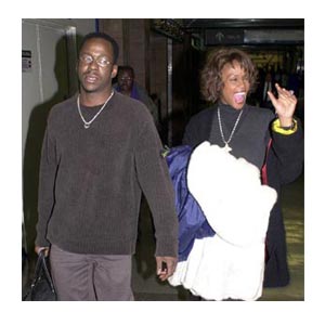 Whitney Houston e Bobby Brown - O Fuxico - Foto: Grosby Group