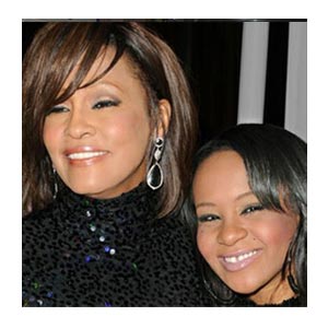 Whitney Houston e sua filha O Fuxico