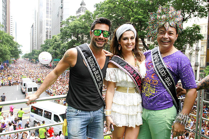 Fernando Torquatto, Fernanda Paes Leme e David Brazil. 