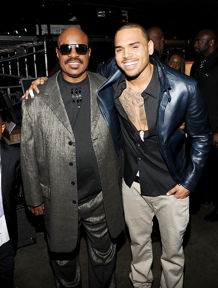 Chris Brown e Stevie Wonder