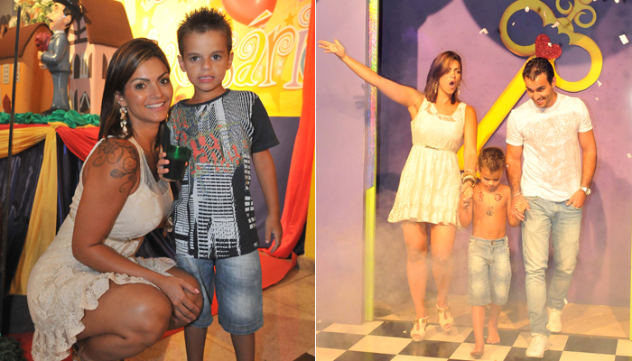 Kelly Key comemora aniversário do filho