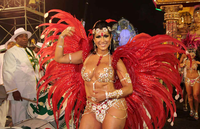 Veja os mulherões que brilharam nos desfiles das escolas de samba de SP - Ag.News e SP Turismo/Divulgação