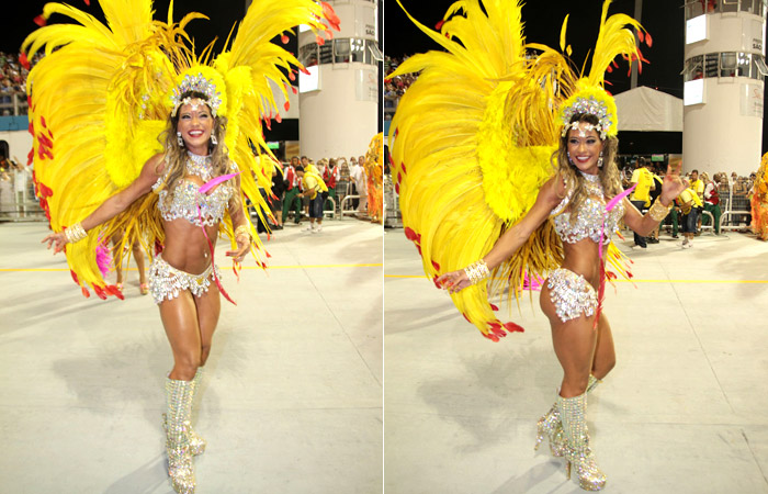 Veja os mulherões que brilharam nos desfiles das escolas de samba de SP - Ag.News e SP Turismo/Divulgação