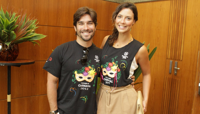 Camila Rodrigues e Diogo Nogueira atacam feijoada do Sheroton