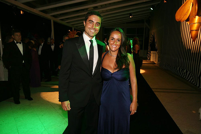 Ricardo Pereira e a esposa.