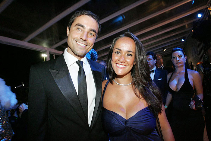 Ricardo Pereira e a esposa.