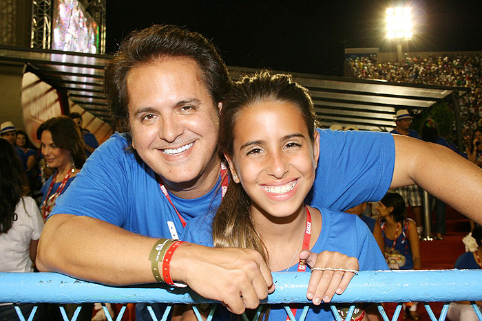 Orlando Pires e filha