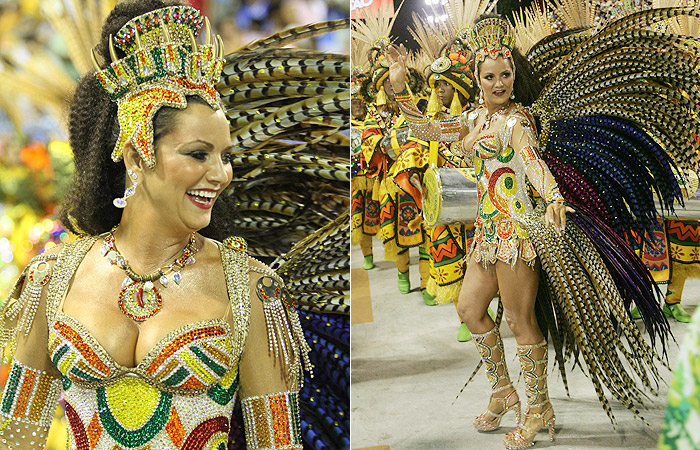 Luiza Brunet Rainha de bateria da Imperatriz Leopoldinense