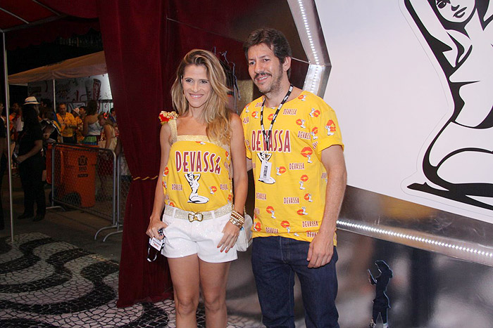 Ingrid Guimarães e marido.