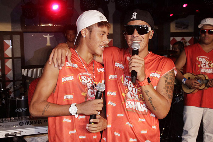 Neymar e Leandro Sapucahy.