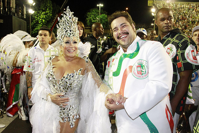 Desfile da Grande Rio: Susana Vieira e Tiago Abravanel