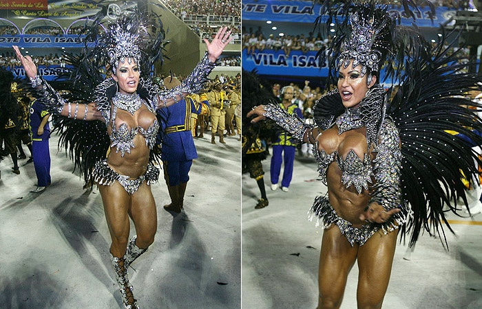 Gracyanne Barbosa  Rainha da Bateria Unidos da Tijuca