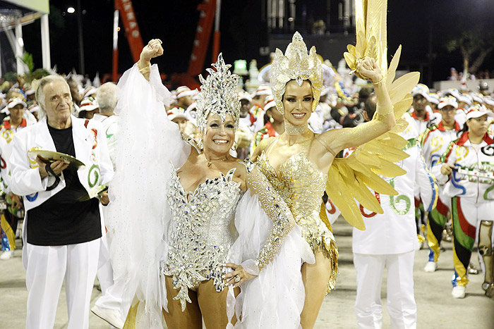 Desfile da Grande Rio: Susana Vieira e Ana Furtado