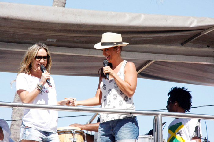 Ivete Sangalo e Claudia Leitte no Arrastão