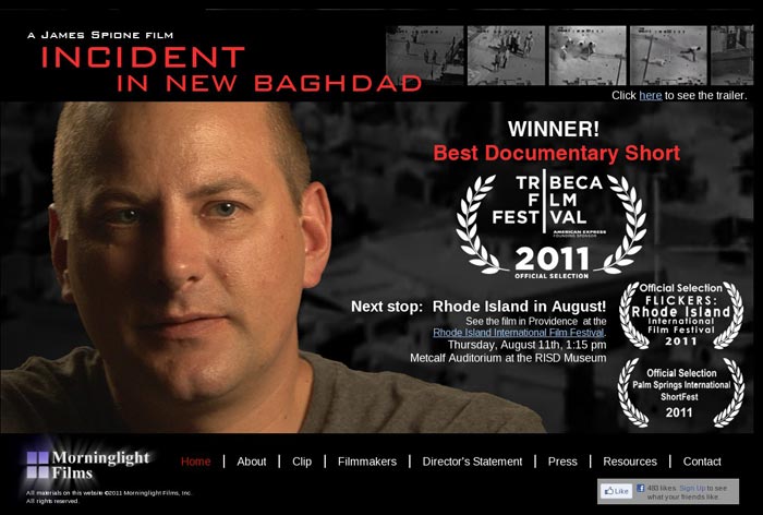 Incident in New Baghdad - Melhor documentário de curta-metragem