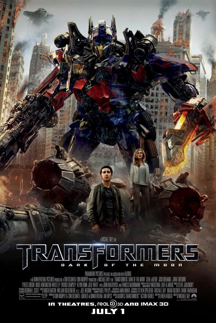 Transformers: O Lado Oculto da Lua - Melhores efeitos visuais, Melhor edição de som e Melhor mixagem de som