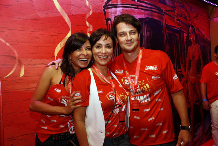 Ana Lima, Suzana Pires e Marcelo Serrado