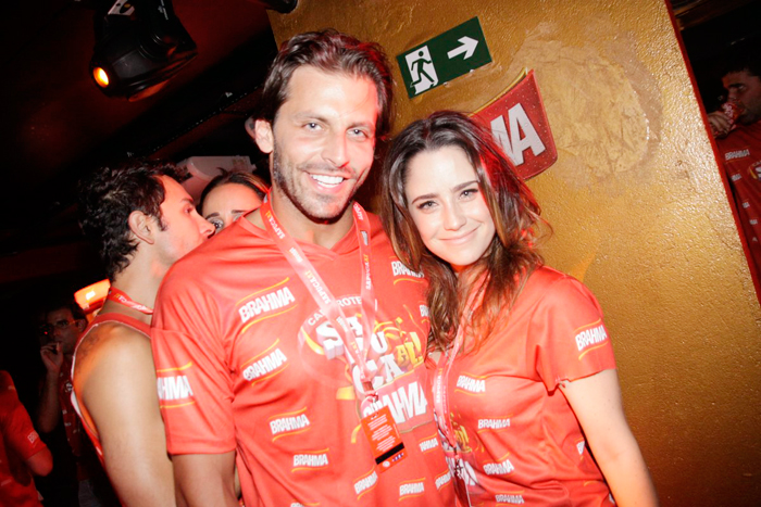 Henri Castelli e Fernanda Vasconcellos