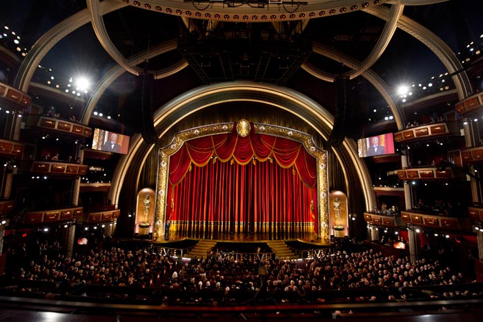 O palco do Oscar