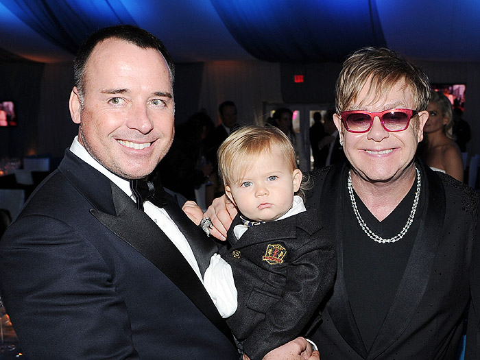 David Furnish, Zachary e Elton John