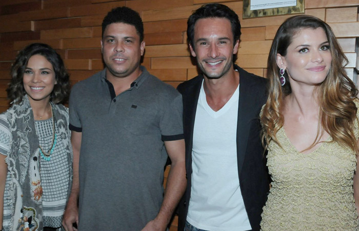 Rodrigo Santoro e Alinne Moraes lançam filme em São Paulo Ofuxico