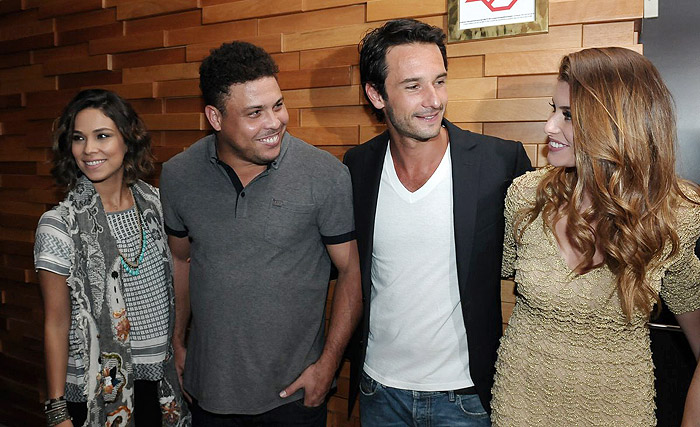 Bia Antony, Ronaldo, Rodrigo Santoro e Alinne Moraes