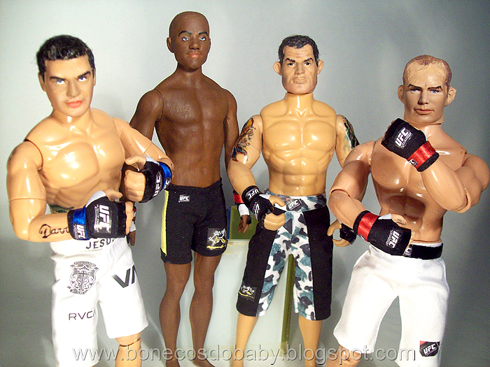 Vitor Belfort e Anderson Silva viram bonecos de Marcus Baby 