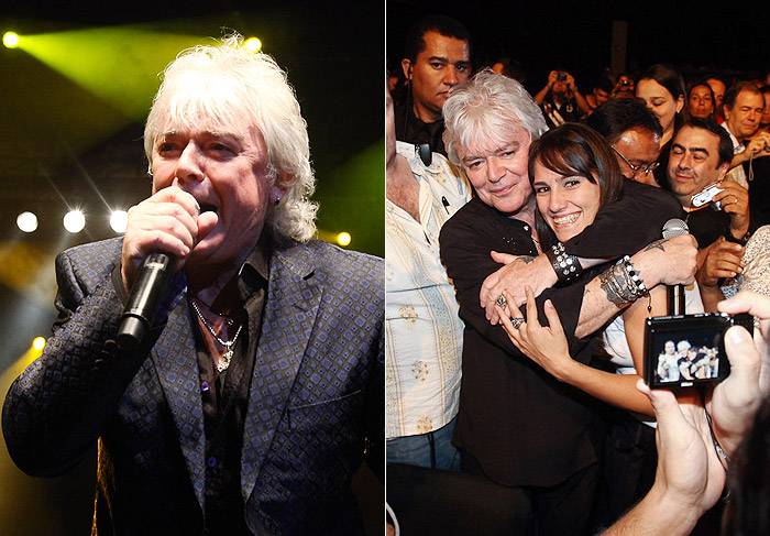 Vocalista do Air Supply desce do palco durante show em São Paulo