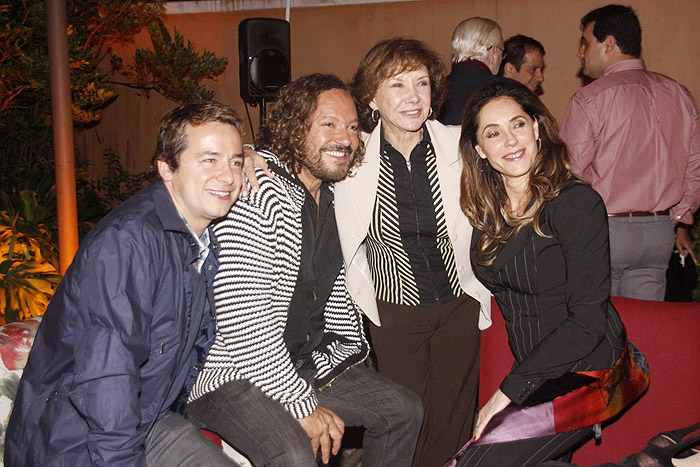 Christiane Torloni, Ana Rosa, Wolf Maya e Carlos Vieira