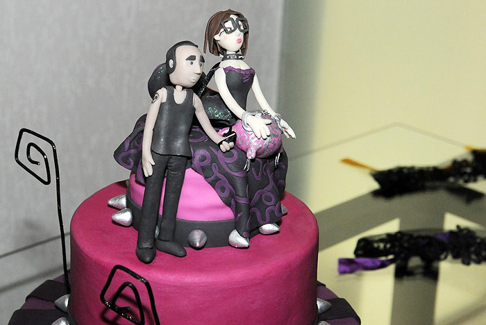 O bolo de casamento de Mayara