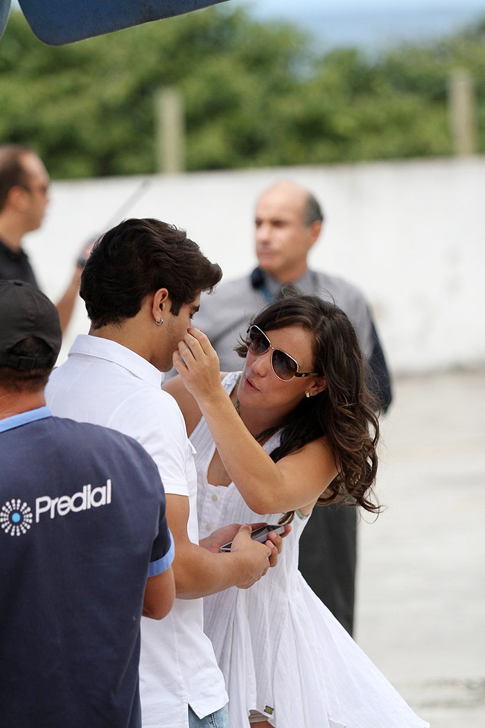 Caio Castro e Adriana Birolli.