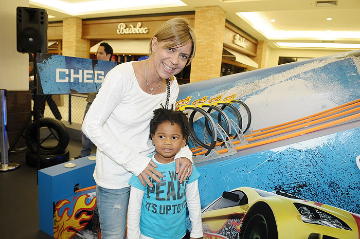 Astrid Fontenelle e o filho Gabriel