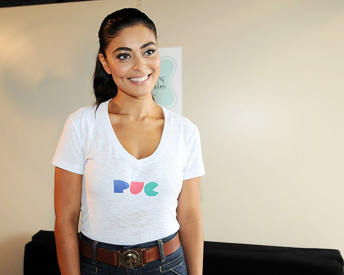 Juliana Paes desfilou em São Paulo