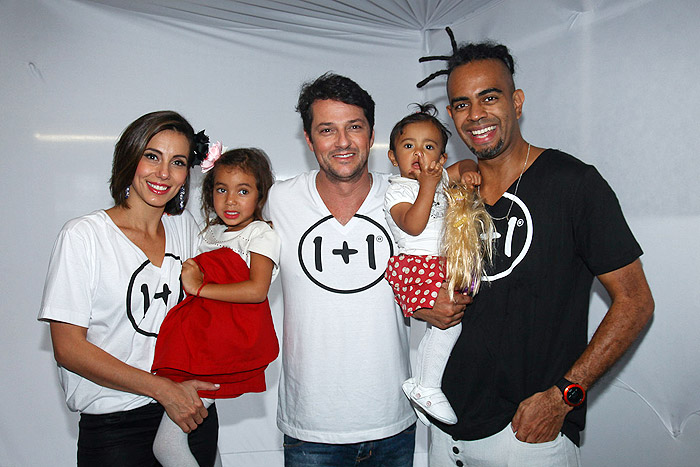 Tania Khalill, Marcelo Serrado e Jairzinho