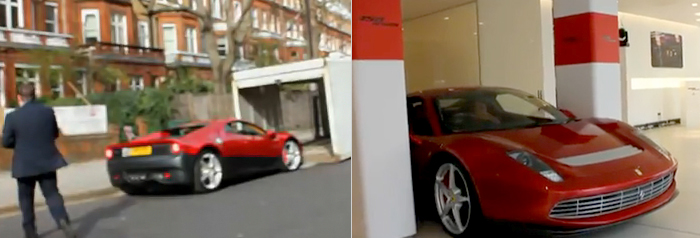 Ferrari feita para Eric Clapton é flagrada em Londres