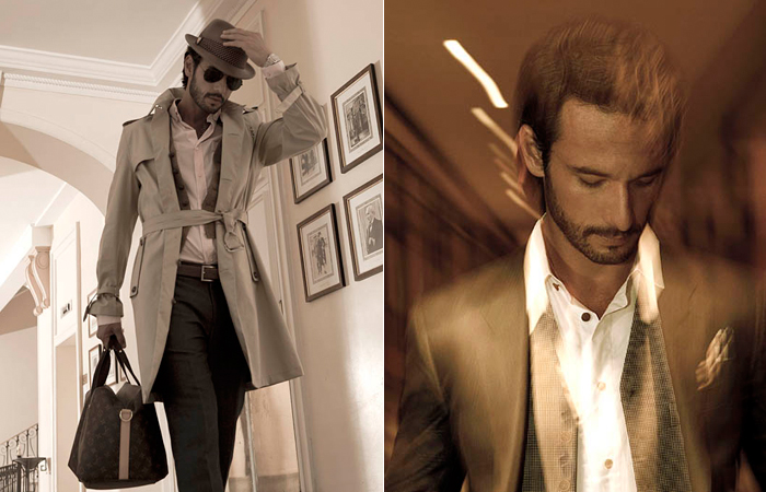 Perigo! Rodrigo Santoro posa na janela do Copacabana Palace