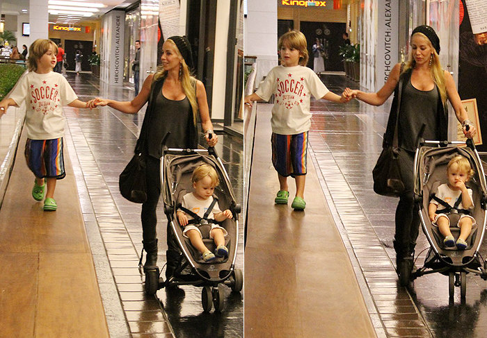 Danielle Winits Passeia Com Os Filhos Em Shopping Carioca Ofuxico