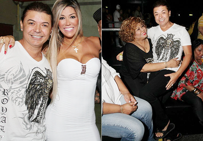 David Brasil encontra sister desistente em show de Preta Gil